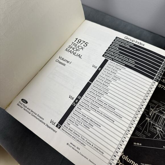 Ford 1975 Truck Shop Manual Complete Set Volumes 1-5 Bronco Econoline F-Series - Picture 12 of 15